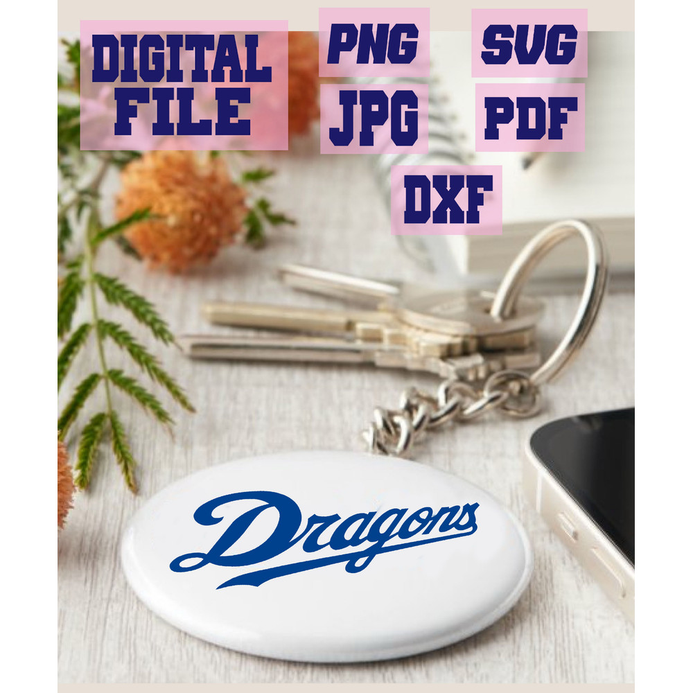 Svgpngjpgpdfdxf Dragons Logo Cut File For Cricut  Instant Download Download Digital File 1