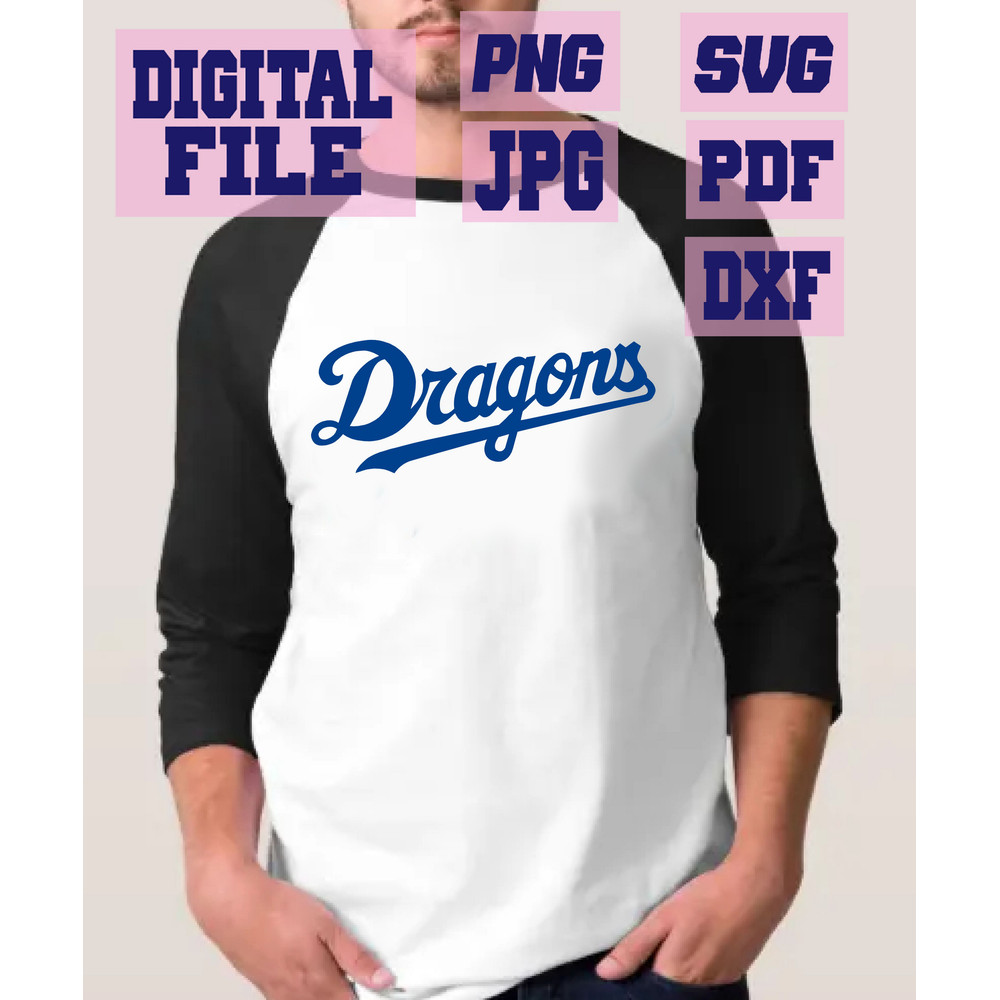 Svgpngjpgpdfdxf Dragons Logo Cut File For Cricut  Instant Download Download Digital File 2