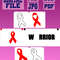 Svgpngjpgpdf HIVAIDS Awareness Ribbon For Support Warrior cut File For Cricut Instant Download Down 5