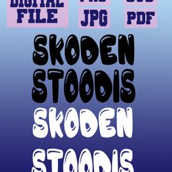 svg/png/jpg/pdf skoden soodis, let's go then, native american slang saying.. cut file for cricut .. instant download