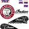 Svgpngjpgpdfdxf Indian Motorcycles Logo Bundle Motorbike Vehicle Wheels Biker Cut File For Cricut   0