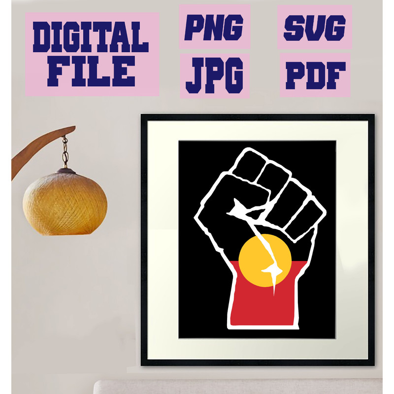 Svgpngpdfjpg Always WillBe Australian Aboriginal Land Map Flag Heart Bundle Cut File For CricutINST 1
