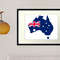 Svgpngjpgpdf Australia Flag Map Cut File For Cricut  Instant Download Download Digital File 3
