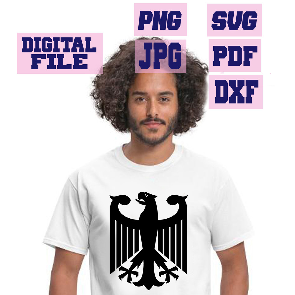 Svgpngjpgpdfdxf Coat Of Arms Of Germany Bundeswappen Black Eagle Schwarzen Adler 3 Designs Cut File 4