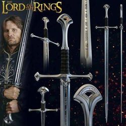 anduril sword lord of rings sword handmade sword custom lotr replica sword