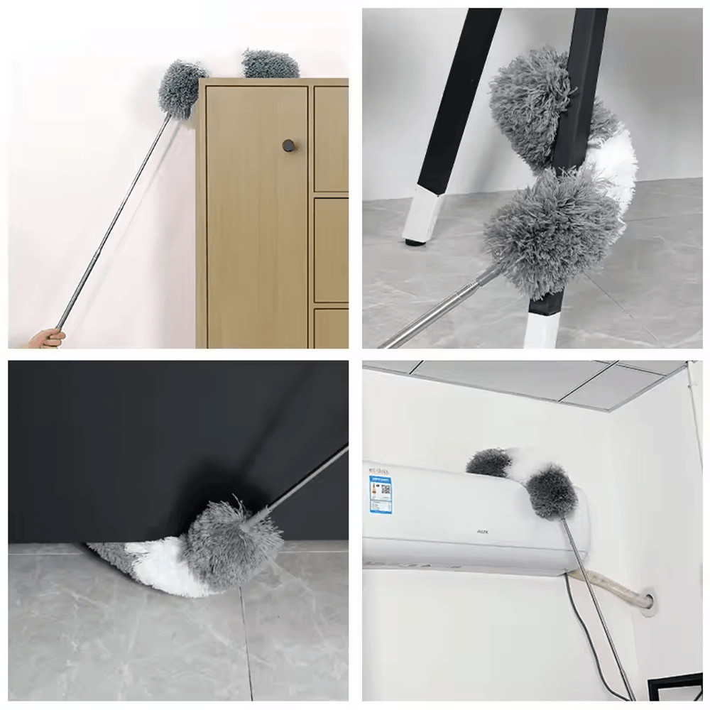 Retractable Microfiber Gap Duster Extendable Cleaning Tool For Tight Spaces 2