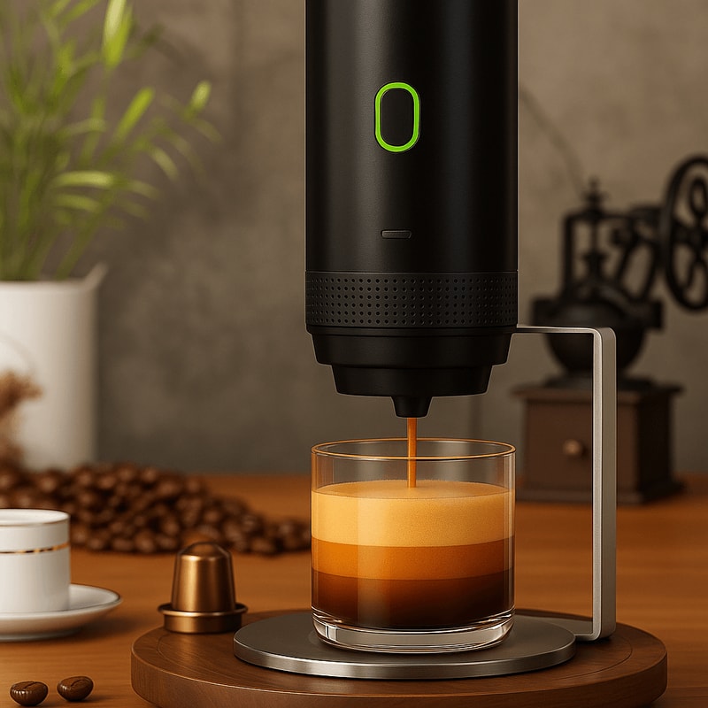 BrewMate 3in1 Wireless Portable Espresso Machine Versatile Coffee Maker For Travel Home And Camping 3