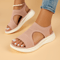 Womens Summer 2024 Comfort Sport Sandals Casual Wedge Platform Sandals For Beach Travel Everyday 0