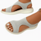 Womens Summer 2024 Comfort Sport Sandals Casual Wedge Platform Sandals For Beach Travel Everyday 6