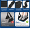 Adjustable Airplane Foot Hammock With Memory Foam Removable Pad For Travel Comfort 1