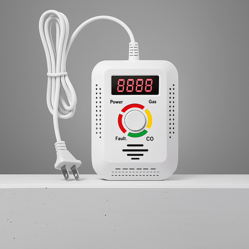 2in1 Natural Gas  Carbon Monoxide Detector Plug In Combustible Gas Leak Monitor With Digital Displa 1