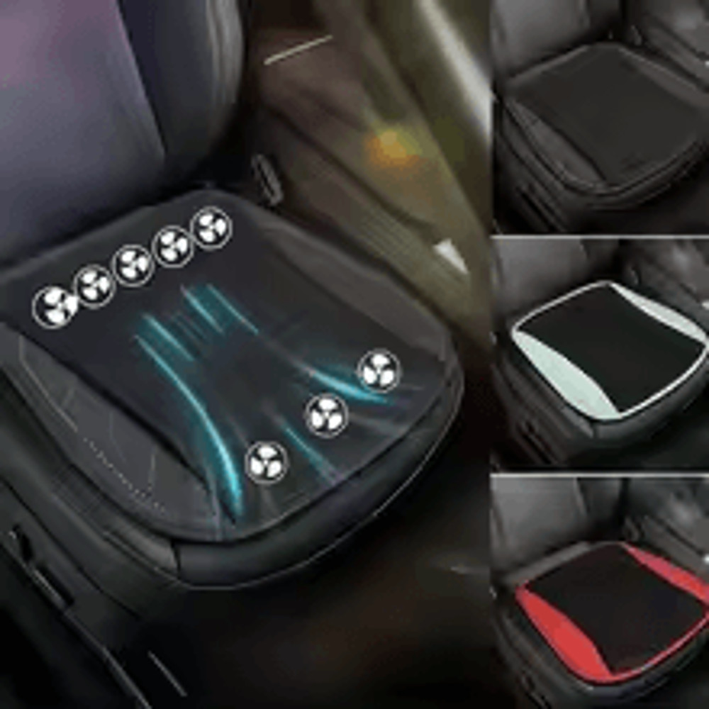 Universal USBPowered Car Seat Cooling Cushion Ventilated Summer Seat Pad With Fast Blowing Fans 4