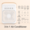 3in1 Portable Air Cooler With LED Night Light And Humidifier Compact Cooling Solution For Home And 1