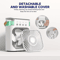 3in1 Portable Air Cooler With LED Night Light And Humidifier  Compact Cooling Solution For Home And 3