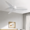 4252Inch Modern Ceiling Fan Without Light DC Motor RemoteControlled LowProfile Design 4