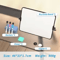 Portable Dry Erase Whiteboard With Stand A3A4 Sizes For Desk Classroom Presentations 1