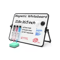 Portable Dry Erase Whiteboard With Stand A3A4 Sizes For Desk Classroom Presentations 4
