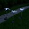 3Pack Solar Garden Lights Butterfly Hummingbird Dragonfly 30 High 0