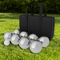 Petanque Boules Set 8 Steel Tossing Balls With Carrying Case For Backyard Bocce Games 0