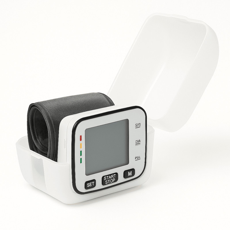 Automatic OneTouch Wrist Blood Pressure And Pulse Monitor With Case 3