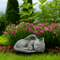 Pet Cat Memorial Sleeping Kitten Statue With Angel Wings Grave Marker Keepsake 0