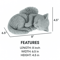 Pet Cat Memorial Sleeping Kitten Statue With Angel Wings Grave Marker Keepsake 1