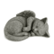 Pet Cat Memorial Sleeping Kitten Statue With Angel Wings Grave Marker Keepsake 3