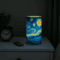 Starry Night Flameless LED Candle With Remote Artful Ambiance Safe Glow  Calming Scent 0