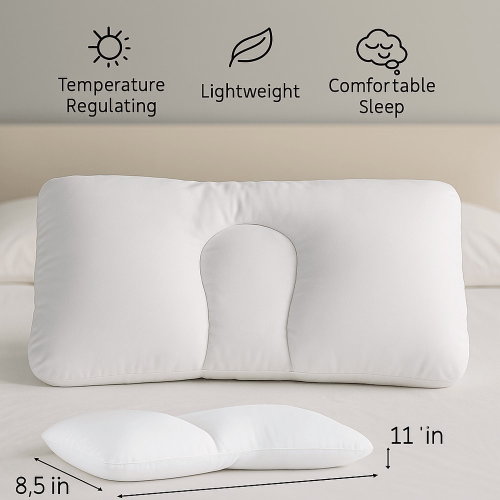 Cumulus 205 X 11in Microbead Support Pillow UltraSquishy And Breathable Comfort 2
