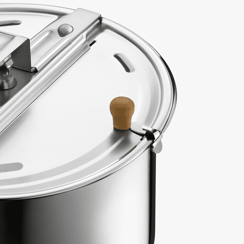 65Quart Aluminum Stovetop Popcorn Popper With Hand Crank Stirrer SpinnerStyle Design 4