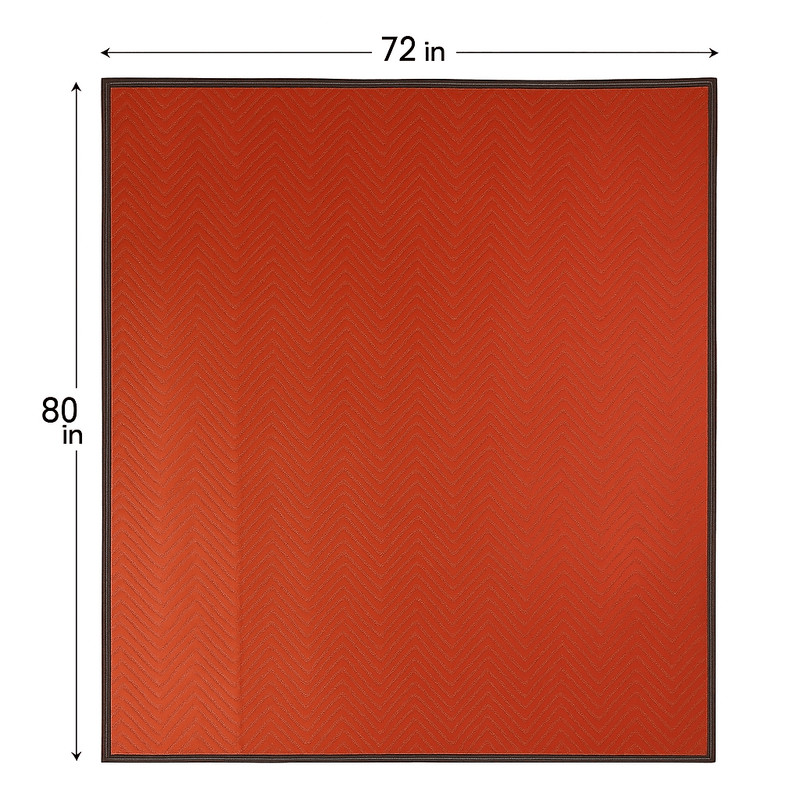 Stalwart 72 X 80 In Heavy Duty Quilted Moving Blanket  71 Lbs Recycled Cotton Pad 1