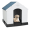 33 X 30 X 275 In Outdoor Plastic Dog House Weather Resistant Shelter For Small To Medium Dogs 0