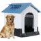 33 X 30 X 275 In Outdoor Plastic Dog House Weather Resistant Shelter For Small To Medium Dogs 4