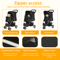 Foldable 4Wheel Pet Stroller With Cup Holder Lightweight Travel Carrier For Small Dogs  Cats 3