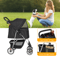 Foldable 4Wheel Pet Stroller With Cup Holder Lightweight Travel Carrier For Small Dogs Cats 5