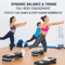31 In Adjustable Aerobic Step Platform With 4 6 And 8 Risers NonSlip Fitness Stepper For Home Worko 3