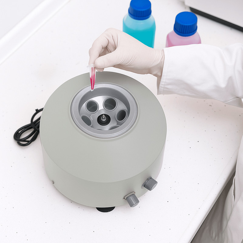 8001 Electric Centrifuge Machine 110V 4000 RPM 6 X 067 Fl Oz Tubes 2