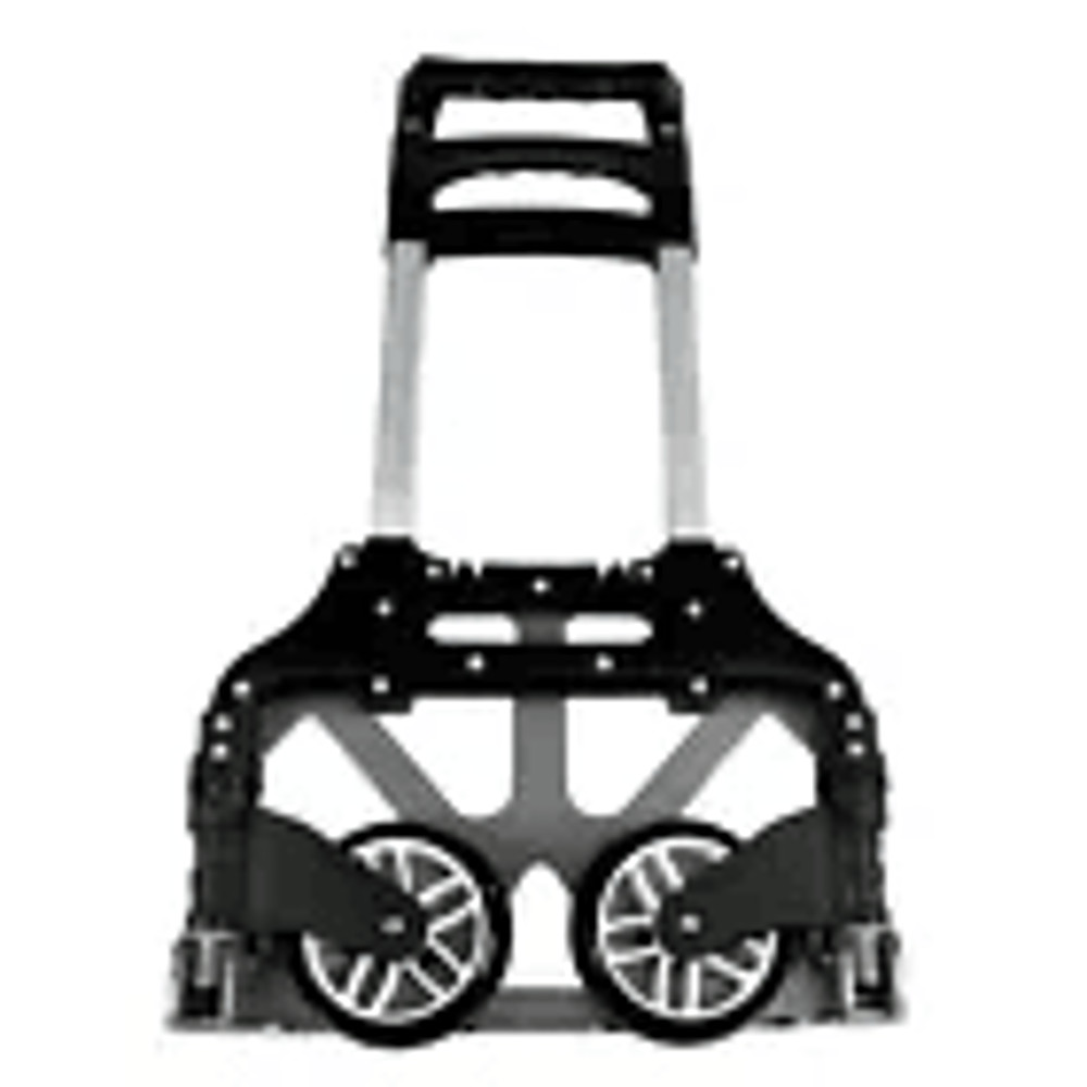 Folding Aluminum Hand Truck 176 Lb Capacity Luggage Trolley With Bungee Cord 3