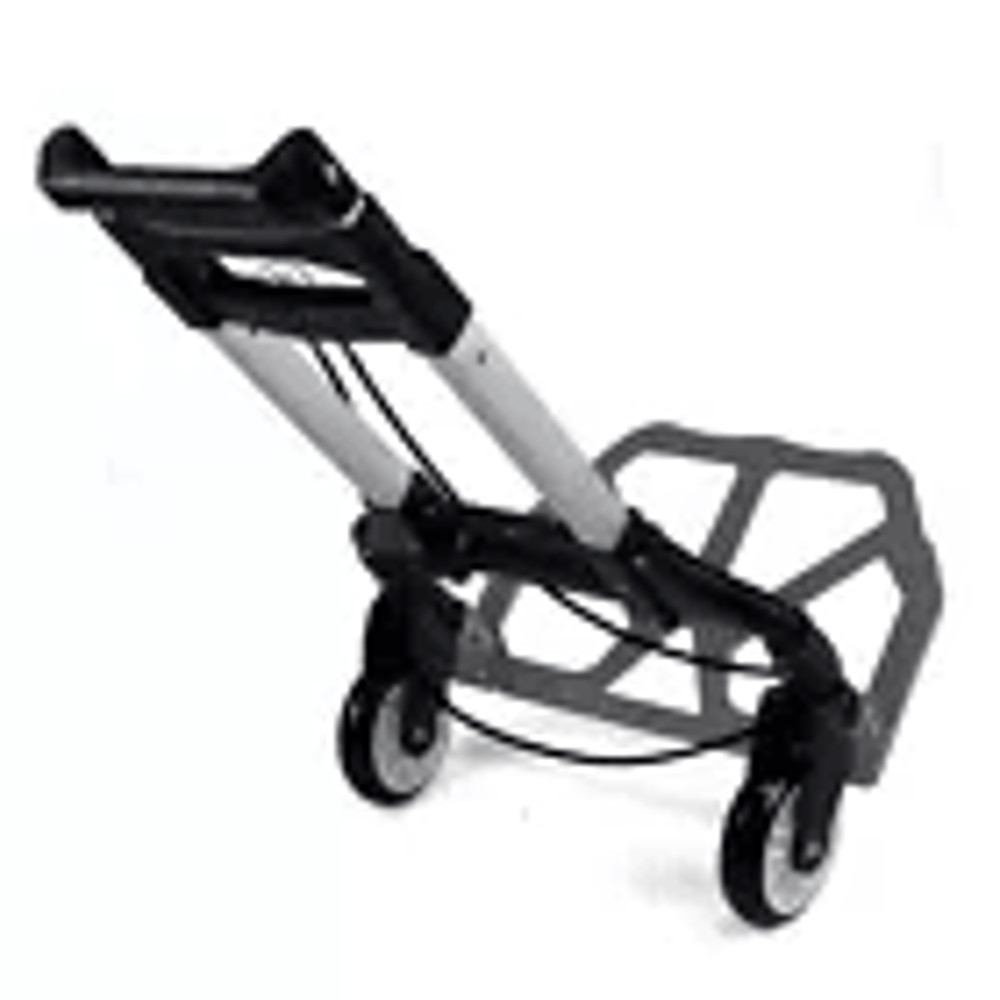 Folding Aluminum Hand Truck 176 Lb Capacity Luggage Trolley With Bungee Cord 4