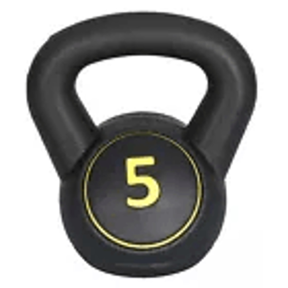 3Piece Kettlebell Set Fitness Strength Training Exercise With Base 1