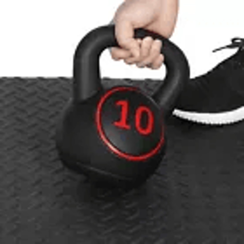 3Piece Kettlebell Set Fitness Strength Training Exercise With Base 3