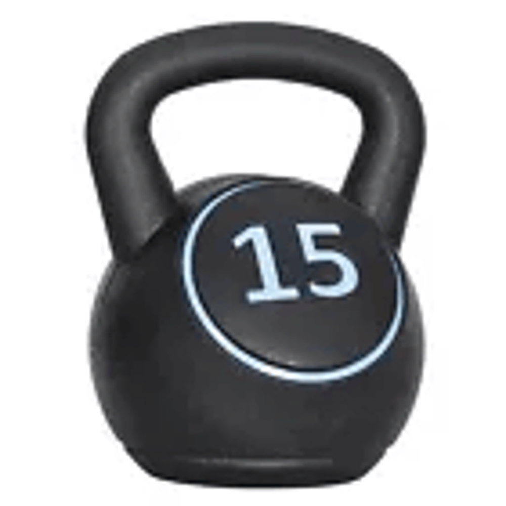 3Piece Kettlebell Set Fitness Strength Training Exercise With Base 4