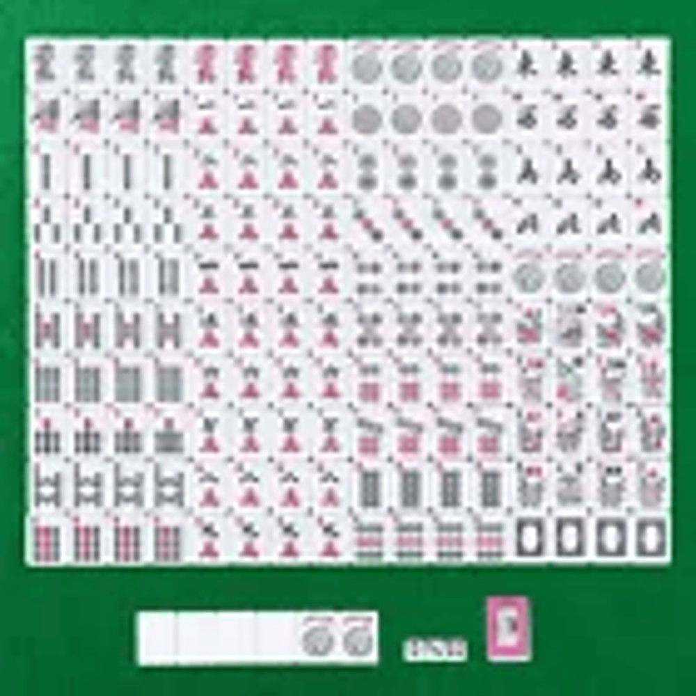 Premium American Mahjong Set With 166 Tiles 4 PushersRacks  Portable Carry Bag 2