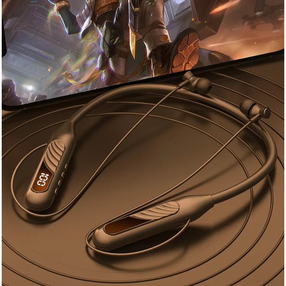 BT8 Wireless Bluetooth Earphones Outdoor Sports Headset With Charging Bin Display Touch Control 0