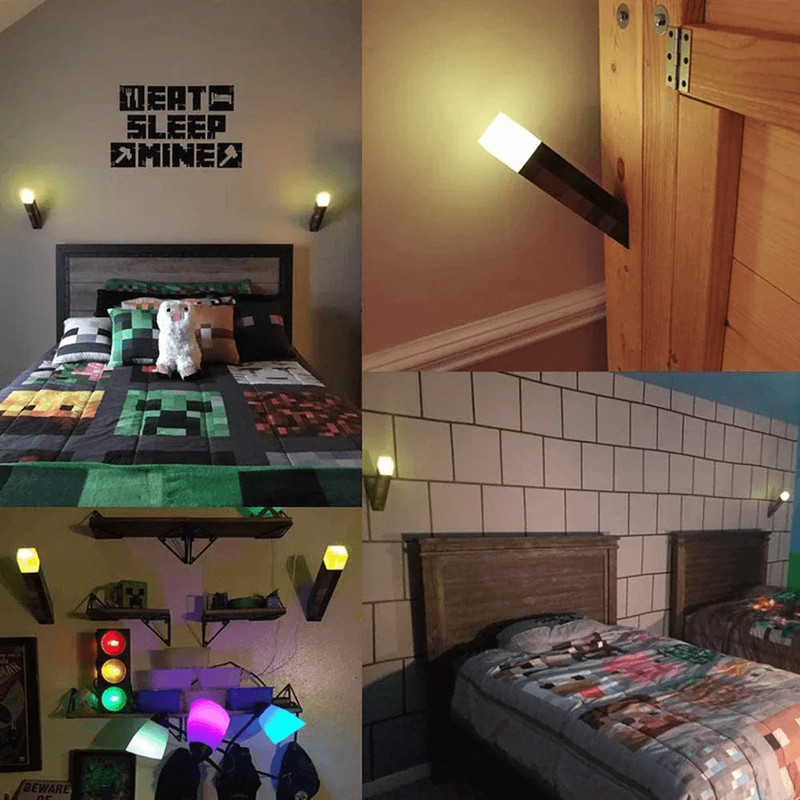 Color Changing Bottle Night Light USB Rechargeable LED Flashlight For Kids Room And Bedroom Decor 5