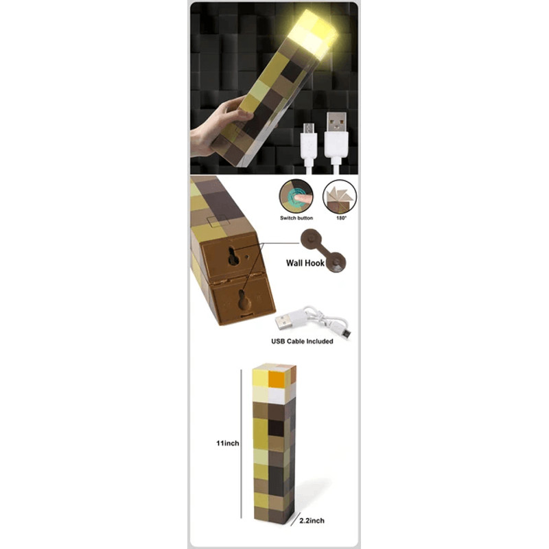 Color Changing Bottle Night Light USB Rechargeable LED Flashlight For Kids Room And Bedroom Decor 6