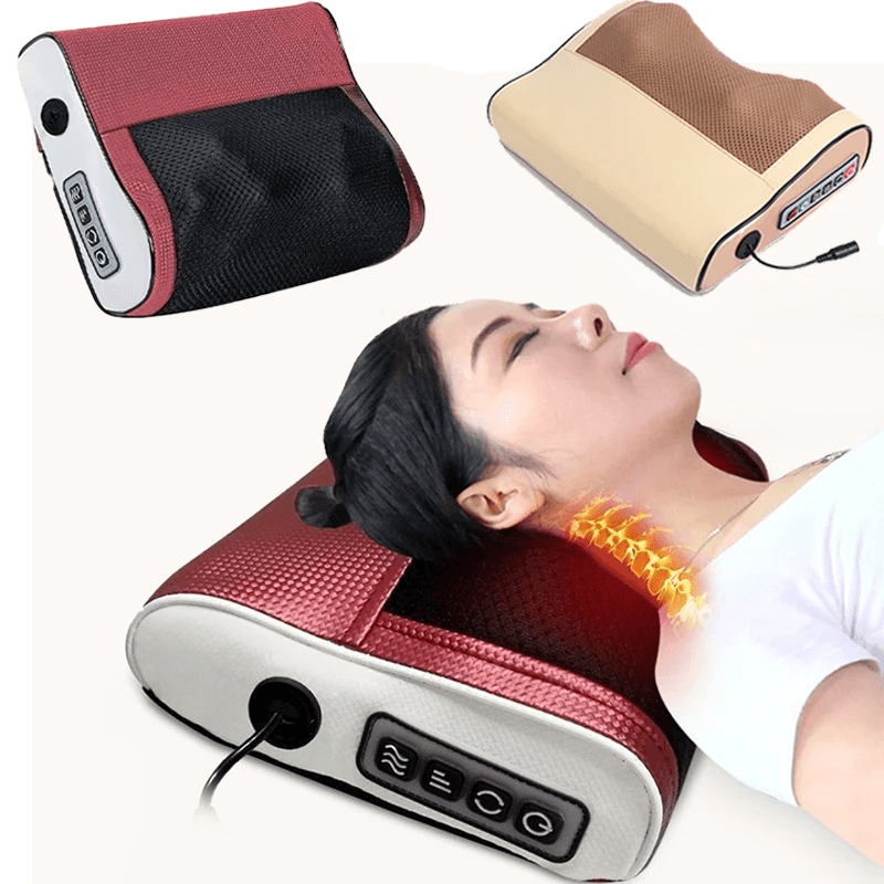 Heated Neck And Shoulder Massager With Adjustable Compression DeepKneading Relief 1