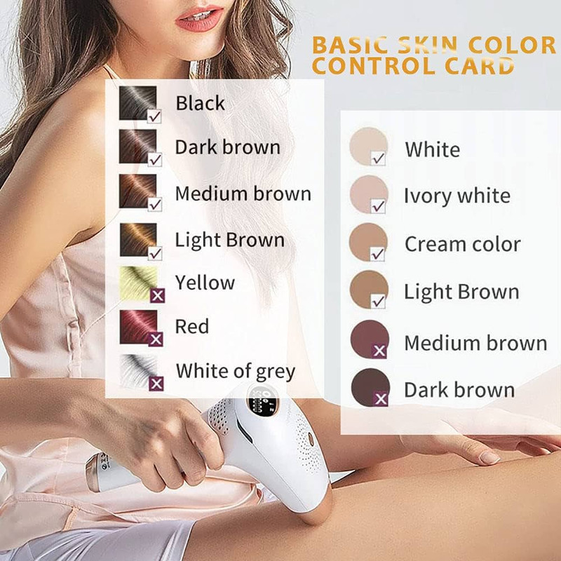 IPL Laser Hair Removal Device  999900 Flashes 9 Energy Levels For Face Underarms Bikini  Body 5