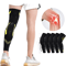 FlexGuard Knee Compression Sleeve Long Padded Support For Soccer Running Sports Recovery 6