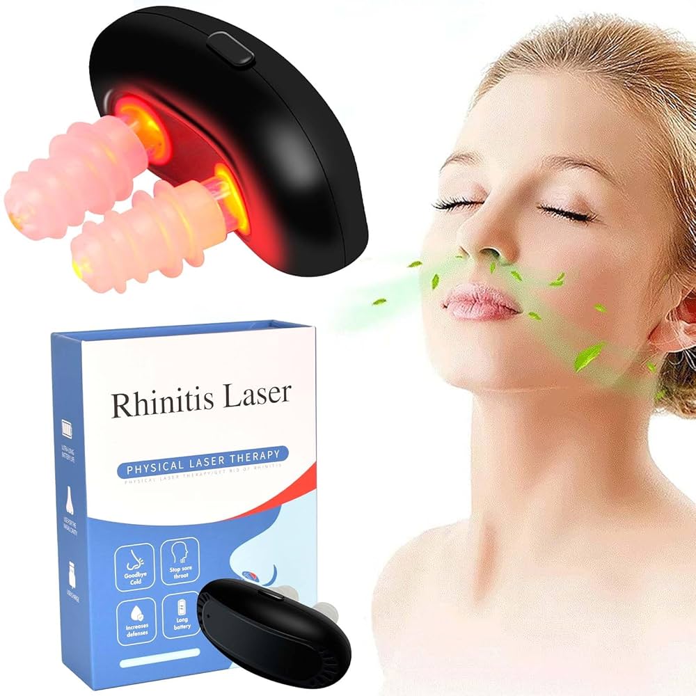 Cordless Red Light Nasal Therapy Device For Rhinitis And Sinus Relief 3
